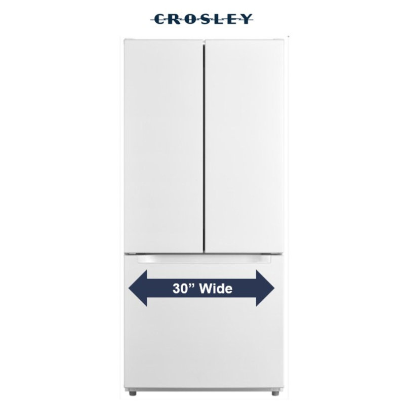 Crosley Appliances Crosley 18.4 Cuft French Door Bottom Freezer